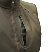 Butte Softshell Vest - Brown Bark &amp; Moss