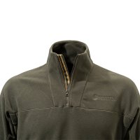Half Zip Fleece Sweatshirt - Chocolate