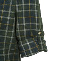 Dobby Corduroy Shirt - Green Check
