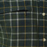 Dobby Corduroy Shirt - Green Check