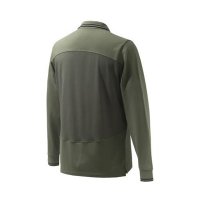 Airmesh polo shirt LS - Green