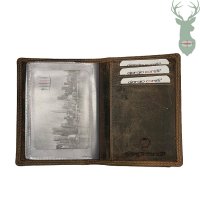Giorgio Carelli leather document case II - Dachshund