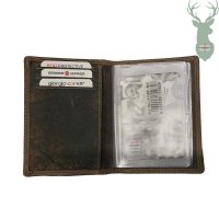 Giorgio Carelli leather document case II - Dachshund