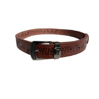 Hubertus leather belt - brown