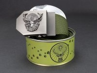 DarKing - Textile belt Hunters khaki + gift pack