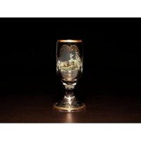 Jagerglass - Set with 0,5l bottle + 30 ml stemmed liqueur glass