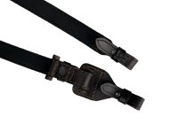 Leather gun belt without pattern