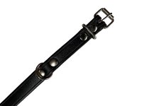 Unlined leather collar 35cm