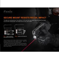Fenix GL22 laser flashlight for gun