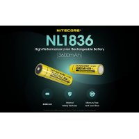 Nitecore 18650 Li-ion battery 3600mAh