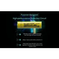 Nitecore 18650 Li-ion battery 3600mAh