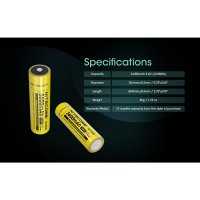 Nitecore 18650 Li-ion battery 3600mAh