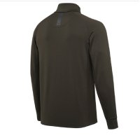 Stretch Tech Half Zip Fleece Sweatshirt - Green Moss