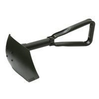 PETREQ 3-piece foldable NATO shovel with case - olive green