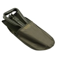 PETREQ 3-piece foldable NATO shovel with case - olive green