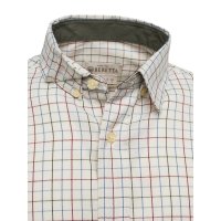 Charlow LS Shirt - Ivory &amp; Blue Check