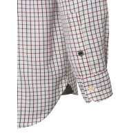 Charlow LS Shirt - White &amp; Green Check