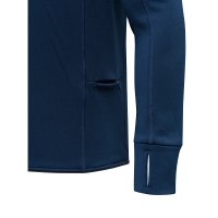 Stretch Tech Half Zip Fleece Sweatshirt - Blue Total Eclipse