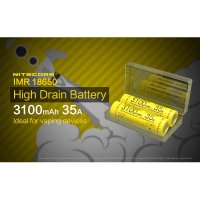 Nitecore 18650 Li-ion battery 3100mAh 35A / 2pcs