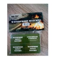 Mil-Tec waterproof matches 4pcs. 15234000
