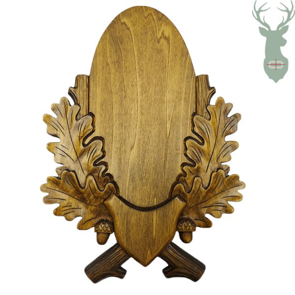 Trophy mat made of lime wood 25cm