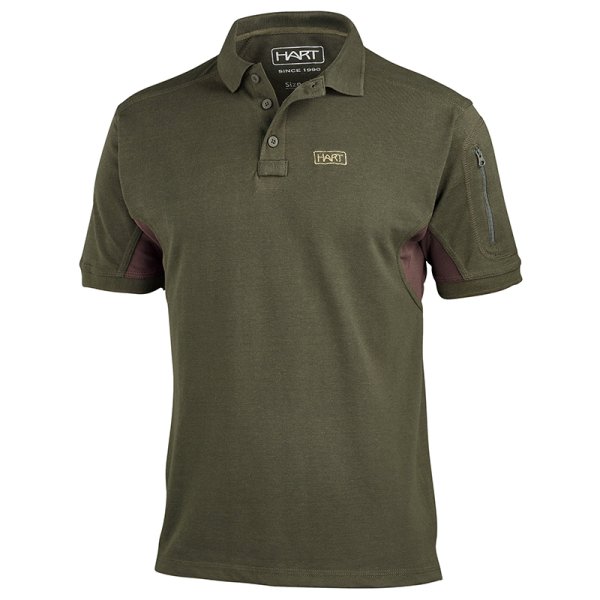 IVORY polo shirt - Dark Olive