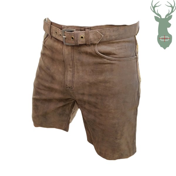 MOKA shorts - Leather shorts