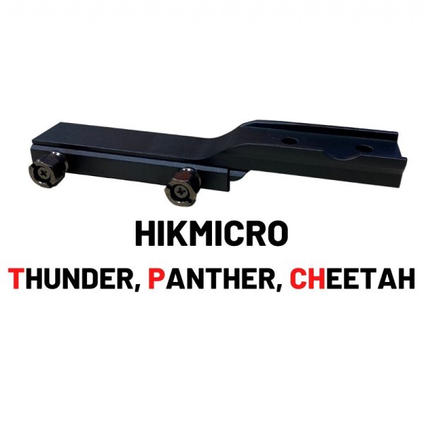 Weaver mount for HIKMICRO Thunder, Panther 1.0, 2.0 and Cheetah