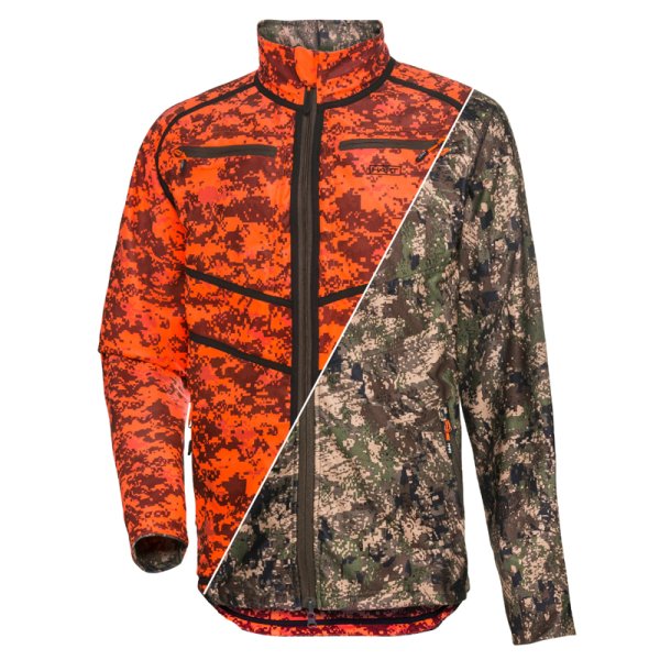 SIGNUS-S2 Pixel blaze/Pixel forest reversible jacket