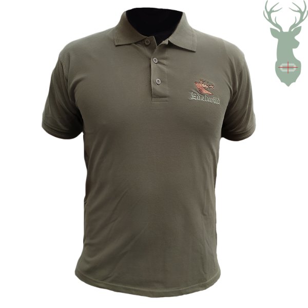 EDELWILD polo shirt - pattern Deer