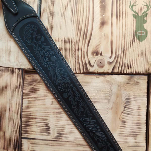 Forest Leather Rifle Belt - Olive