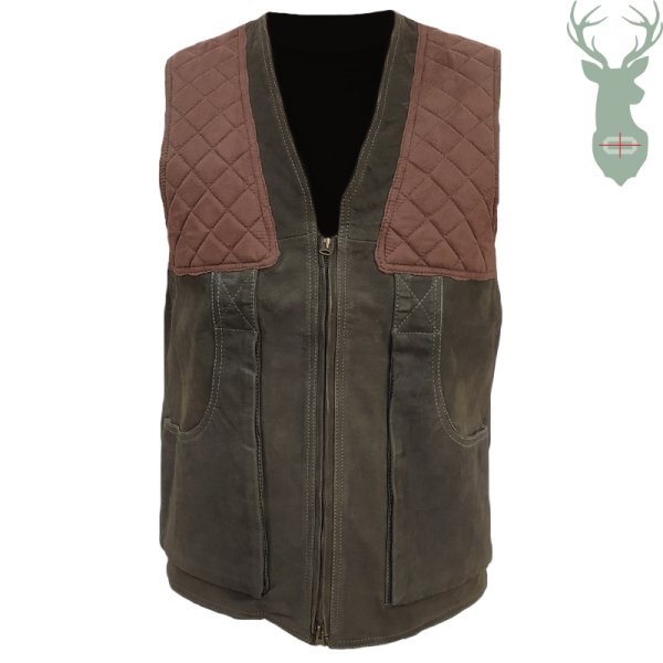 INDIFORM leather hunting vest