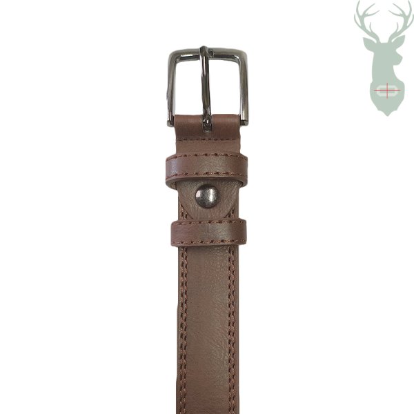 Leather belt BEAR - narrow