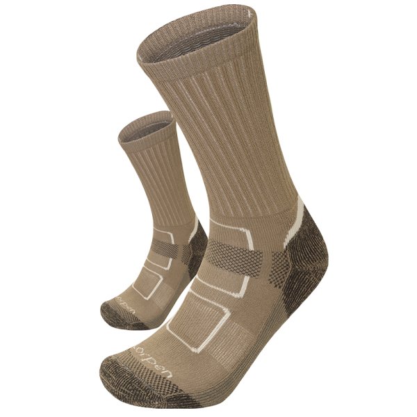 Lorpen Socks - Hunting Coolmax 2 Pack - Brown