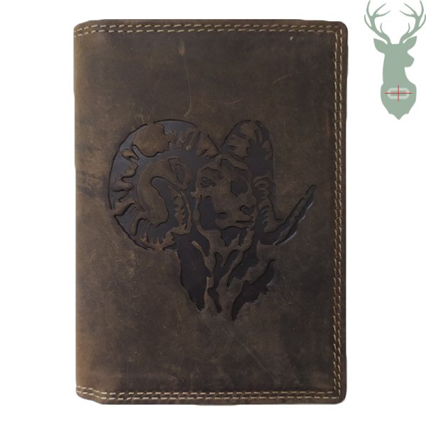 Giorgio Carelli leather billfold - Muflon