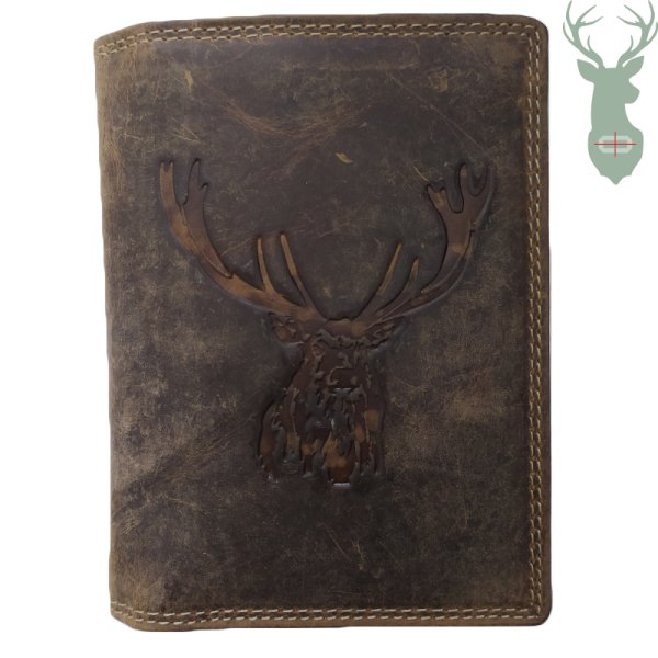 Giorgio Carelli leather document case - Deer I