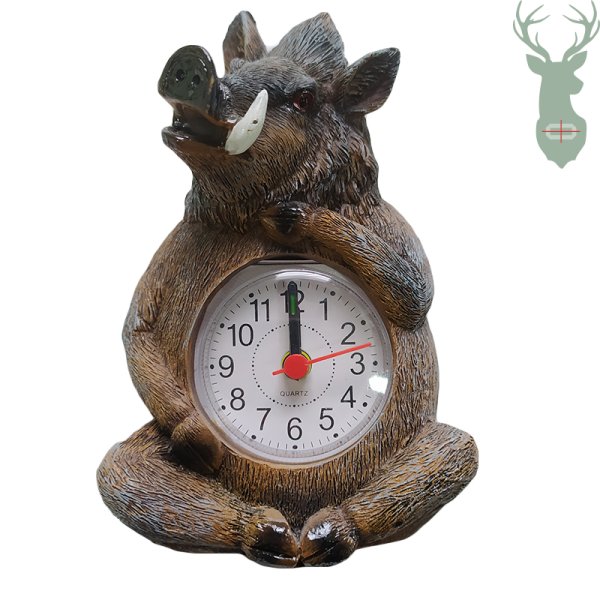 Wild boar clock