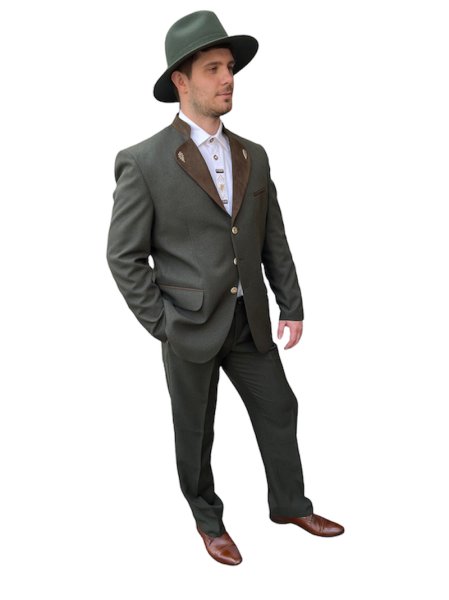 MATHIAS suit with brown collar (size 60-68)