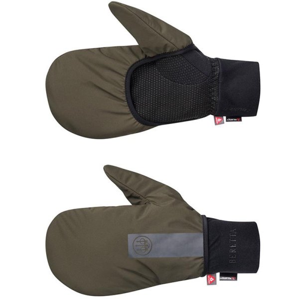 Padded Double Gloves - Green Moss