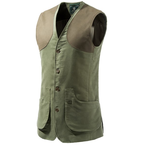 Moleskin Classic Vest - Green