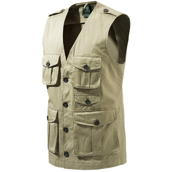 Serengeti Safari Vest - Haselnut