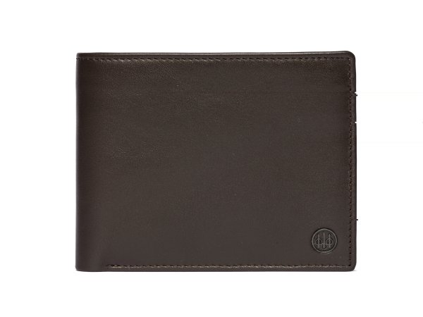 Beretta Bifold Coin Classic Wallet - Brown