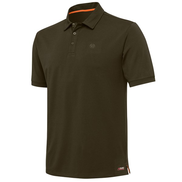 Tech Corporate polo shirt SS - Green Moss