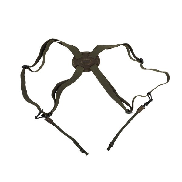 2wolfs FOREST - Shoulder straps for binoculars green