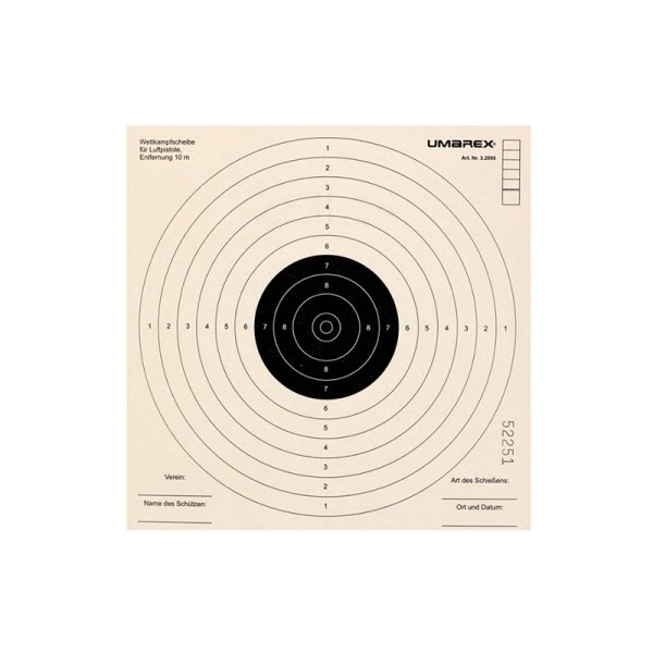 Paper targets 17x17cm, 1pc