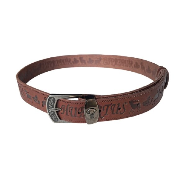 Hubertus leather belt - brown