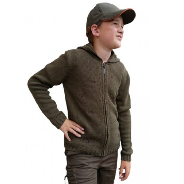 C.I.T - Children's sweater with zip Deer
