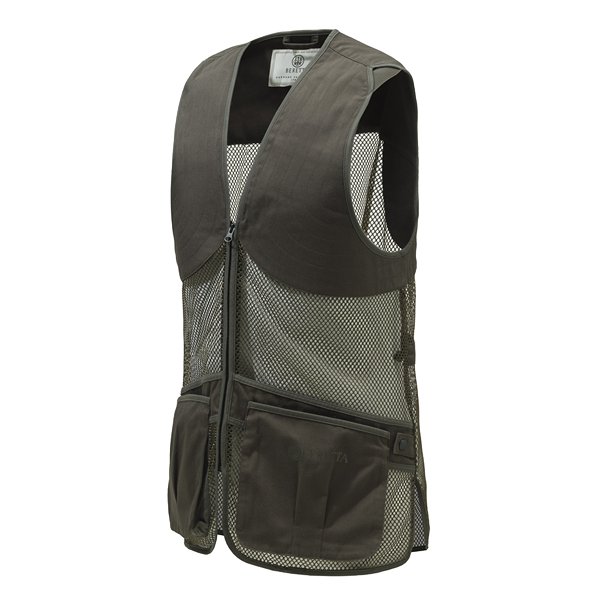 Full Mesh Vest - Brown Bark