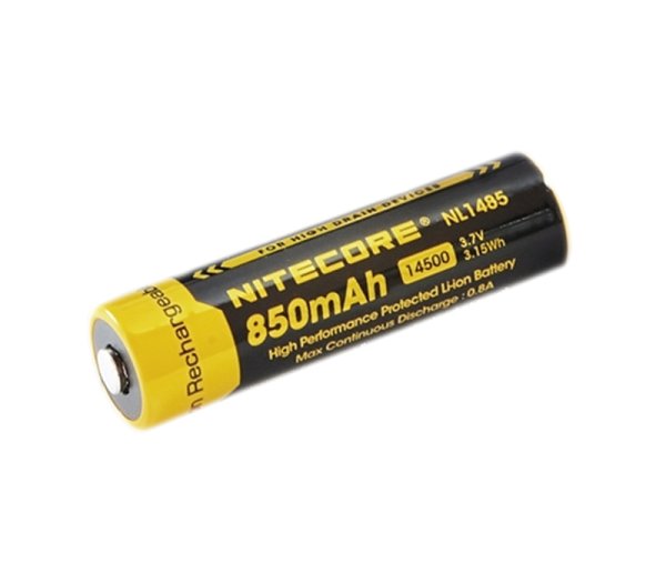 Nitecore 14500 850mAh 0,8A Li-ion 3,7V protected