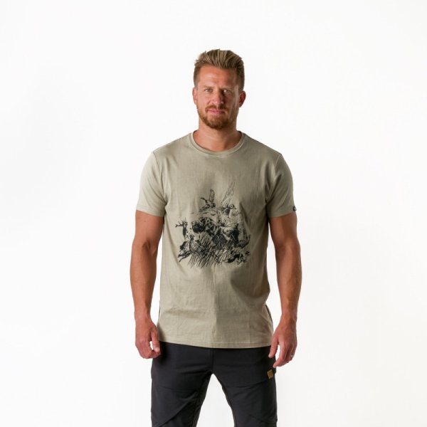 Northfinder BART T-shirt greengrey